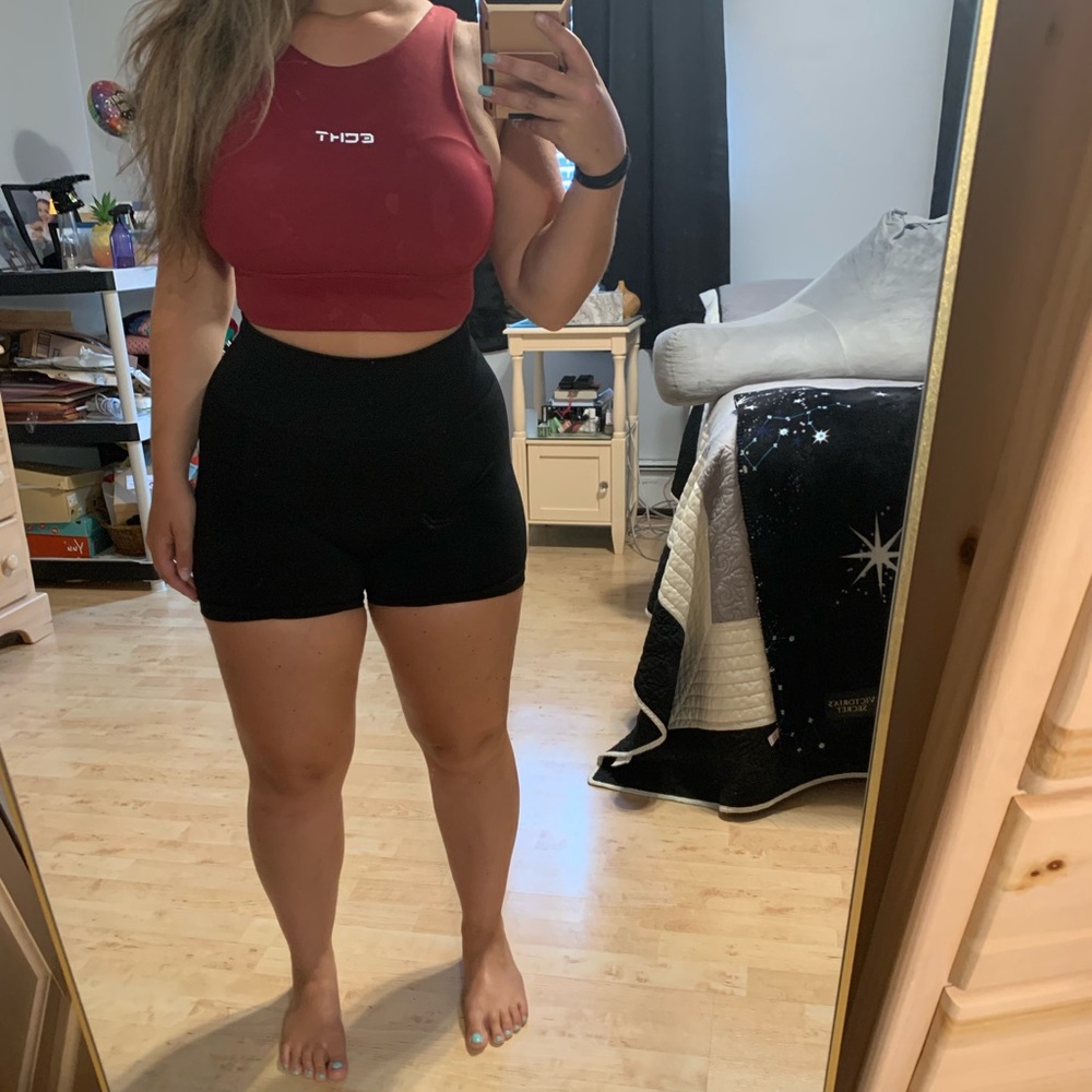 M ECHT Red Sports Bra WITH cups